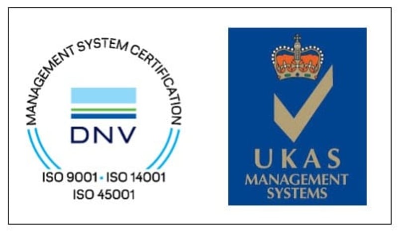 DNV and UKAS logos